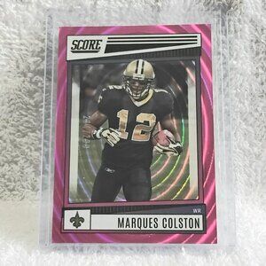 3/$25 Mint 2022 Score Marques Colston Ellipse L.P. 234/299 NFL Card 82!!